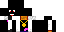 Minecraft skin texture, 64x32 legacy pixels