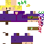 Minecraft skin texture, 64x64 pixels