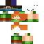 Minecraft skin texture, 64x64 pixels