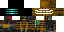 Minecraft skin texture, 64x32 legacy pixels