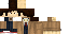 Minecraft skin texture, 64x32 legacy pixels