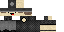 Minecraft skin texture, 64x32 legacy pixels