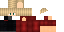 Minecraft skin texture, 64x32 legacy pixels