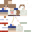 Minecraft skin texture, 64x64 pixels
