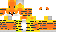 Minecraft skin texture, 64x32 legacy pixels