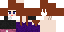 Minecraft skin texture, 64x32 legacy pixels
