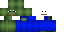 Minecraft skin texture, 64x32 legacy pixels