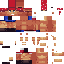 Minecraft skin texture, 64x64 pixels