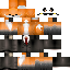 Minecraft skin texture, 64x64 pixels