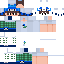 Minecraft skin texture, 64x64 pixels