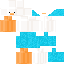 Minecraft skin texture, 64x64 pixels