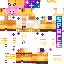 Minecraft skin texture, 64x64 pixels