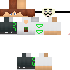 Minecraft skin texture, 64x64 pixels