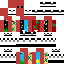Minecraft skin texture, 64x64 pixels