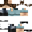 Minecraft skin texture, 64x64 pixels