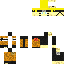 Minecraft skin texture, 64x64 pixels
