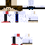 Minecraft skin texture, 64x64 pixels
