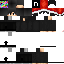 Minecraft skin texture, 64x64 pixels