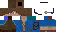 Minecraft skin texture, 64x32 legacy pixels