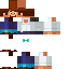 Minecraft skin texture, 64x64 pixels
