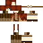 Minecraft skin texture, 64x64 pixels