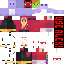 Minecraft skin texture, 64x64 pixels
