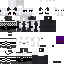 Minecraft skin texture, 64x64 pixels