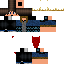 Minecraft skin texture, 64x64 pixels