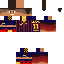 Minecraft skin texture, 64x64 pixels