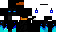 Minecraft skin texture, 64x32 legacy pixels