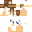 Minecraft skin texture, 64x64 pixels