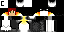 Minecraft skin texture, 64x32 legacy pixels