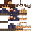 Minecraft skin texture, 64x64 pixels