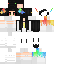 Minecraft skin texture, 64x64 pixels