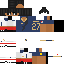 Minecraft skin texture, 64x64 pixels