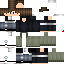 Minecraft skin texture, 64x64 pixels