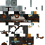 Minecraft skin texture, 64x64 pixels