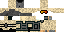Minecraft skin texture, 64x32 legacy pixels