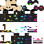 Minecraft skin texture, 64x64 pixels