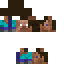 Minecraft skin texture, 64x64 pixels