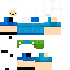 Minecraft skin texture, 64x64 pixels