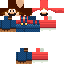 Minecraft skin texture, 64x64 pixels