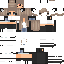 Minecraft skin texture, 64x64 pixels