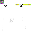 Minecraft skin texture, 64x64 pixels