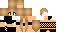 Minecraft skin texture, 64x32 legacy pixels