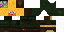 Minecraft skin texture, 64x32 legacy pixels
