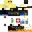 Minecraft skin texture, 64x64 pixels