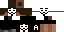 Minecraft skin texture, 64x32 legacy pixels