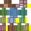 Minecraft skin texture, 64x64 pixels