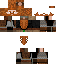 Minecraft skin texture, 64x64 pixels